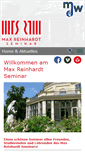 Mobile Screenshot of maxreinhardtseminar.at